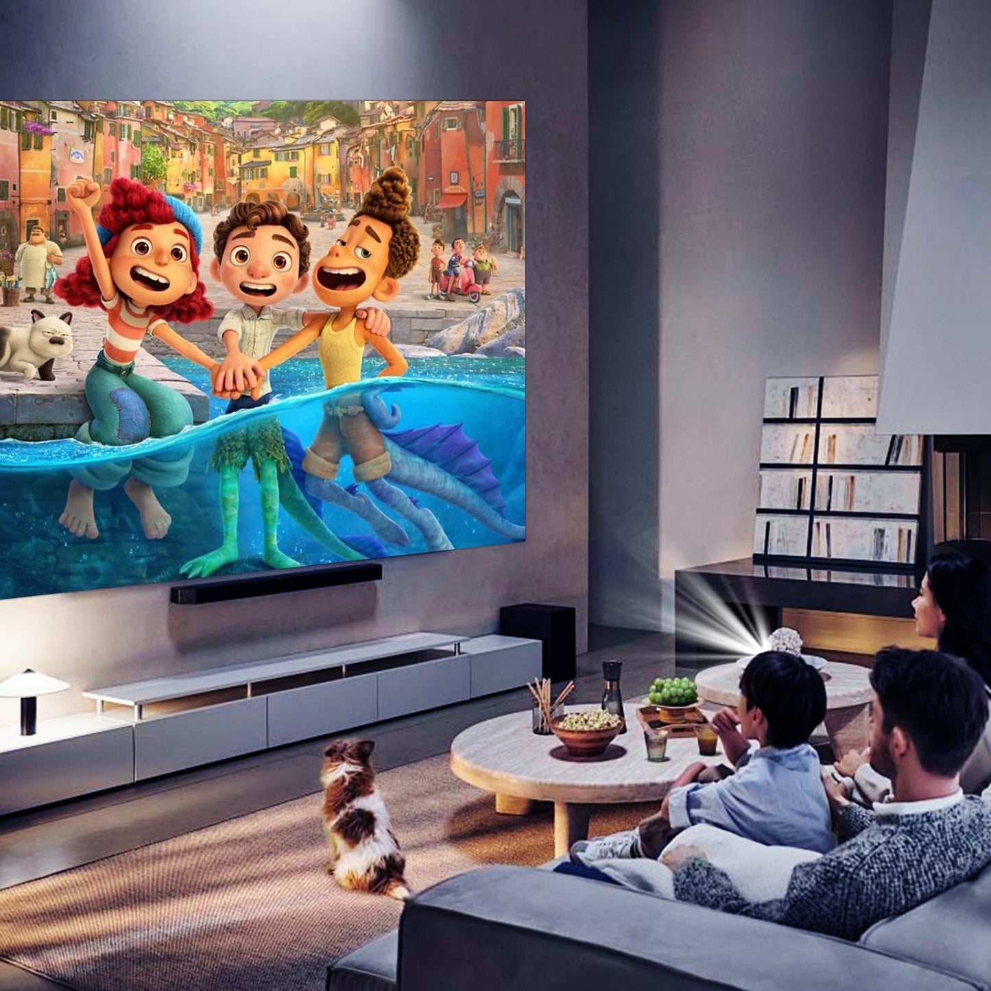 Mini Smart Projector HY300 – Portable Home Cinema